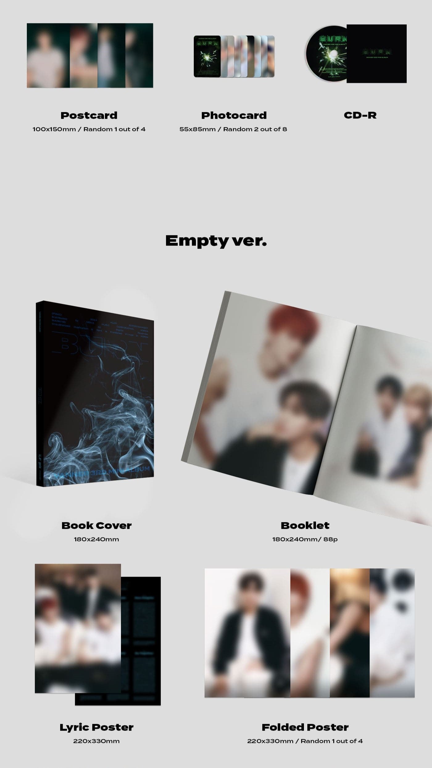 VANNER 3RD MINI ALBUM – BURN
