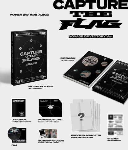 VANNER 2nd MINI ALBUM – CAPTURE THE FLAG (Random)