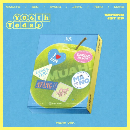 PRE-ORDER: VAYONN 1st EP Album - Youth Today (Youth Ver.)