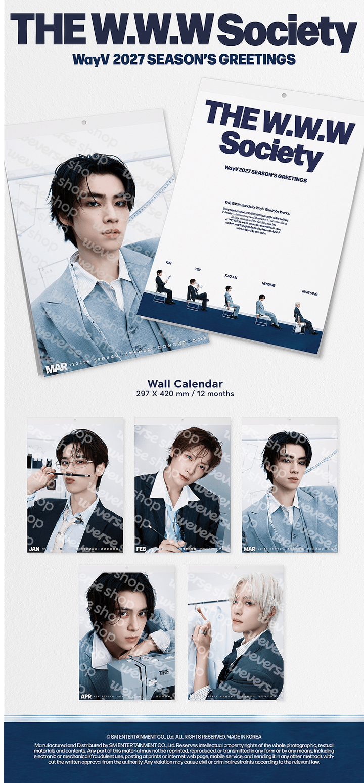 PRE-ORDER: WAYV 2027 Season’s Greetings - The W.W.W Society