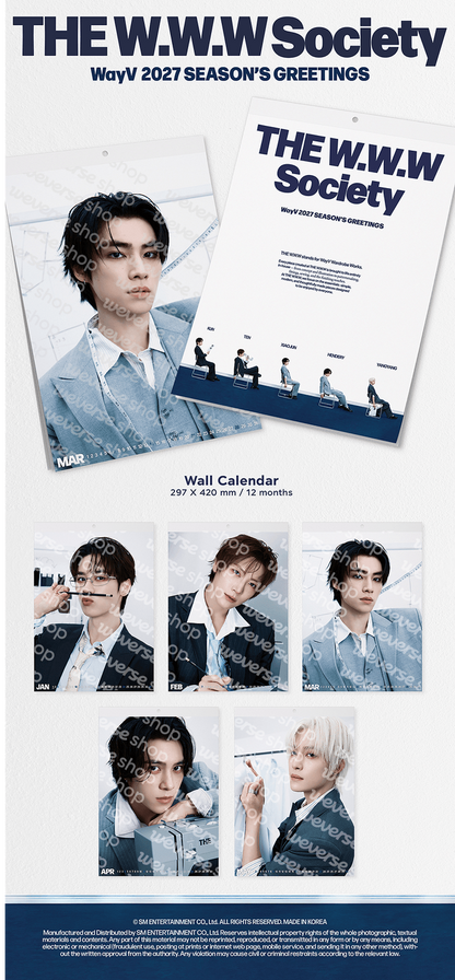 PRE-ORDER: WAYV 2027 Season’s Greetings - The W.W.W Society