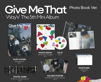 WayV The 5th Mini Album – Give Me That (Photobook Ver.) (Random)