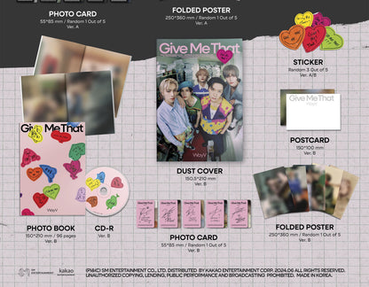 WayV The 5th Mini Album – Give Me That (Photobook Ver.) (Random)