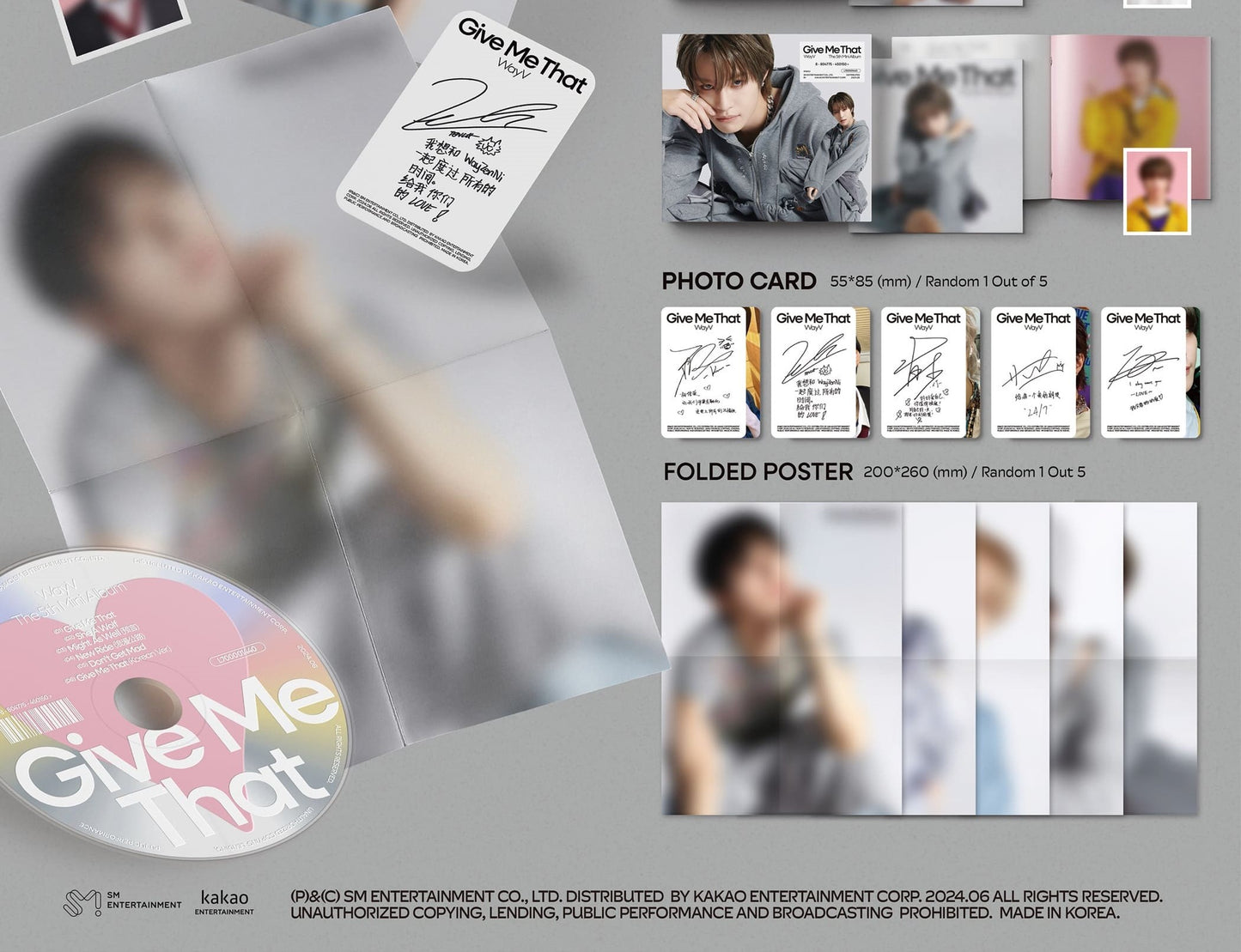 WayV The 5th Mini Album – Give Me That (Digipack Ver.) (Random)