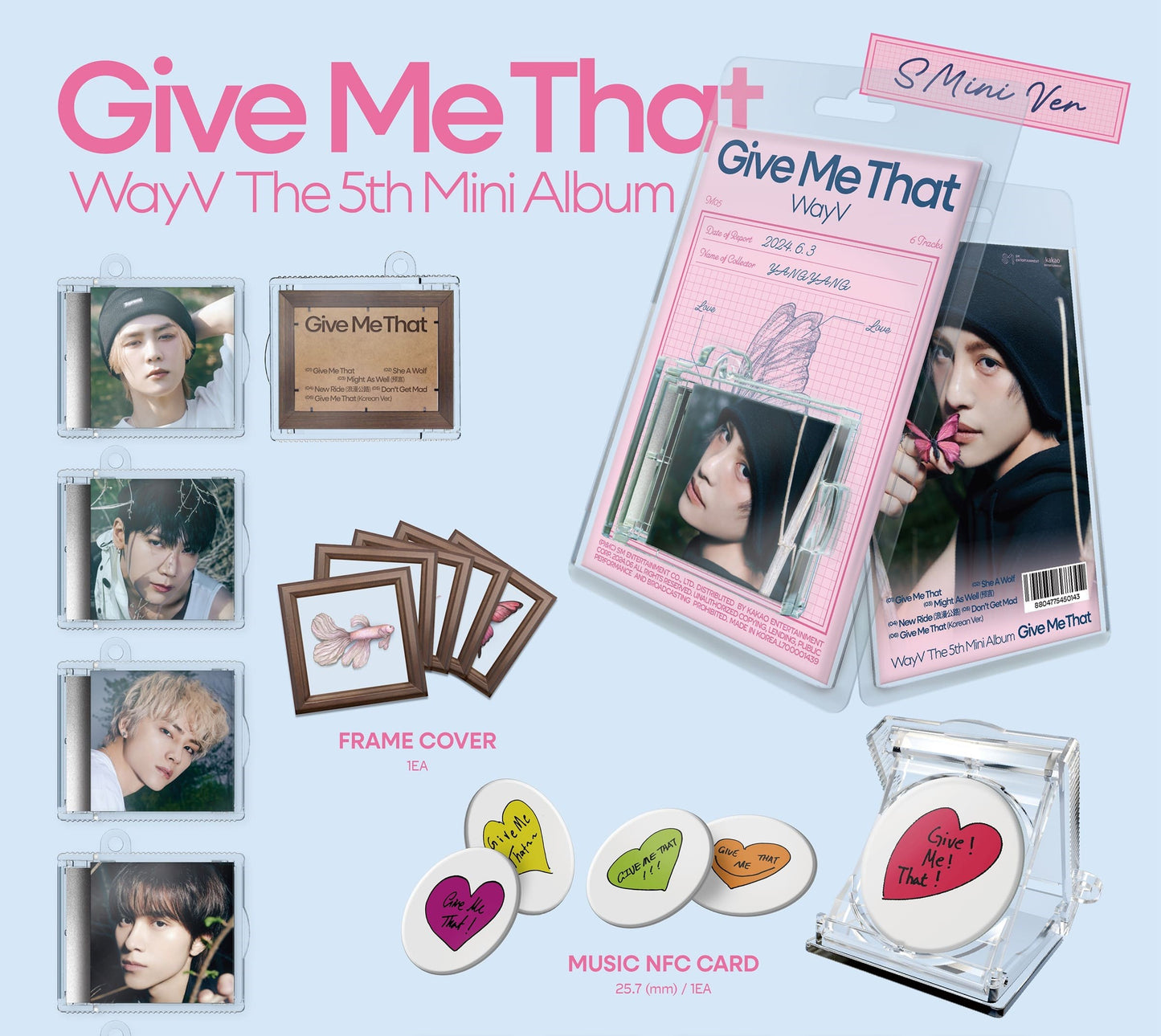 WayV The 5th Mini Album – Give Me That (SMini Ver.) (Random)