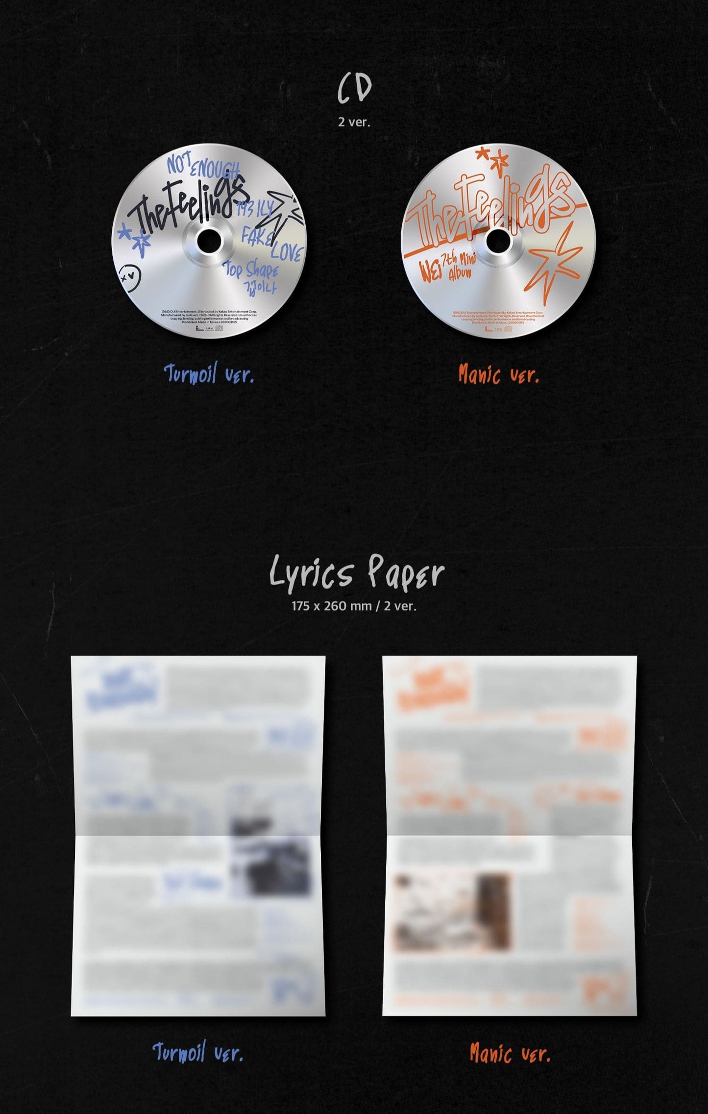 WEi 7th Mini Album – The Feelings (Random)