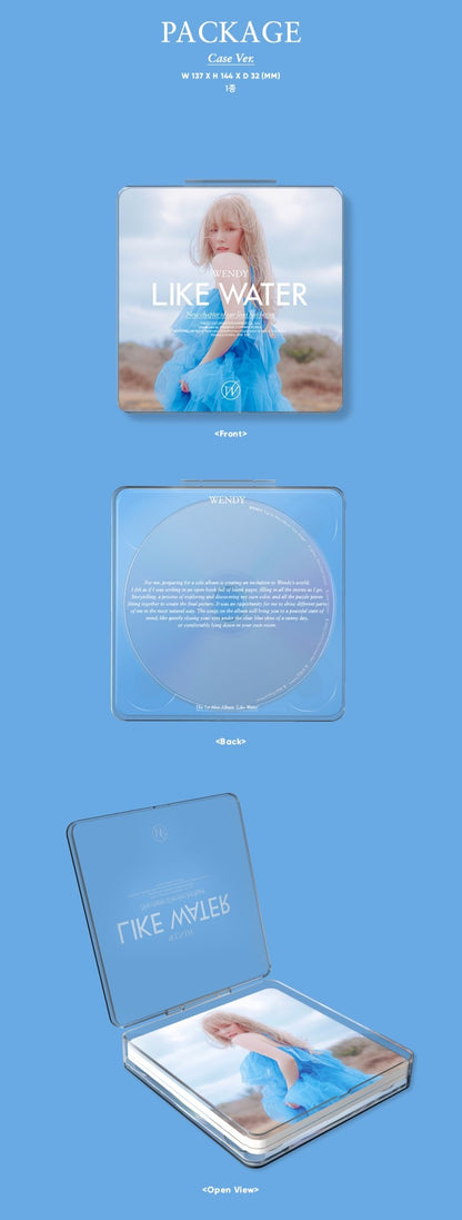 [PRE-OWNED] WENDY (Red Velvet) 1st Mini Album - Like Water (Case Ver.)