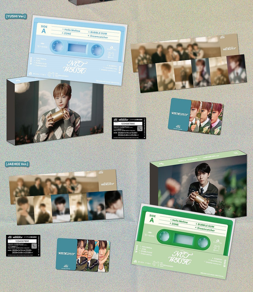 NCT WISH 1st Mini Album - WISHLIST (Japanese Edition) (Cassette ver.)