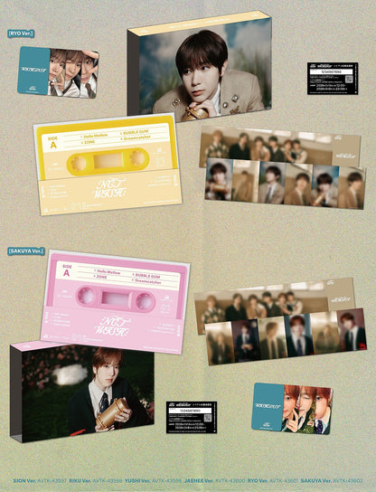NCT WISH 1st Mini Album - WISHLIST (Japanese Edition) (Cassette ver.)