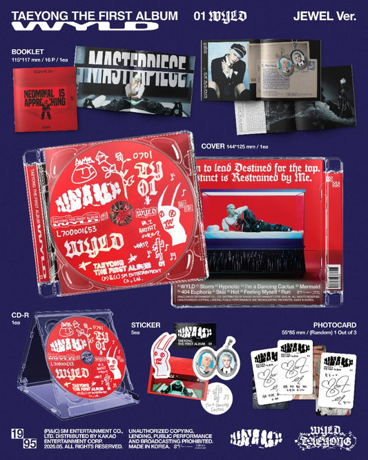 TAEYONG (NCT) The 1st Album - WYLD (Jewel Case Ver.)