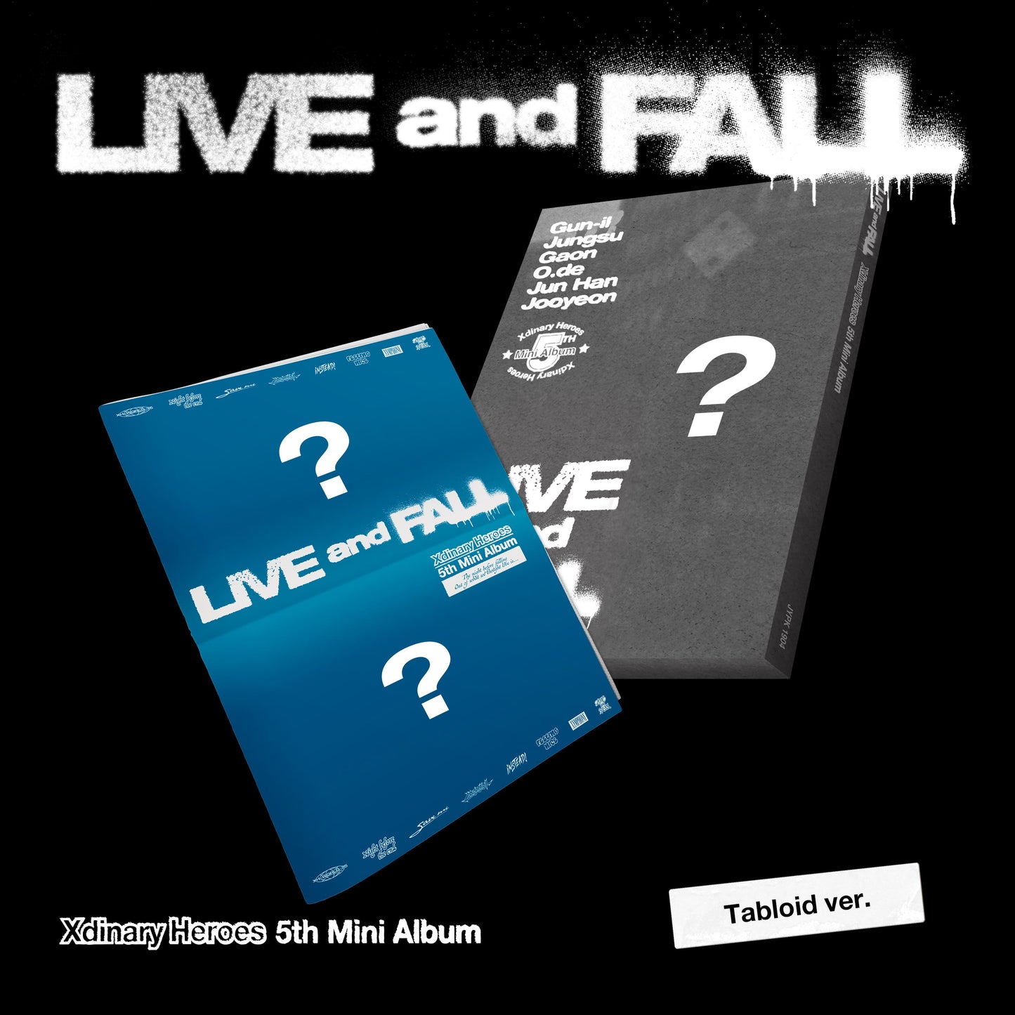 Xdinary Heroes 5th Mini Album – LIVE and FALL (Tabloid Ver.)