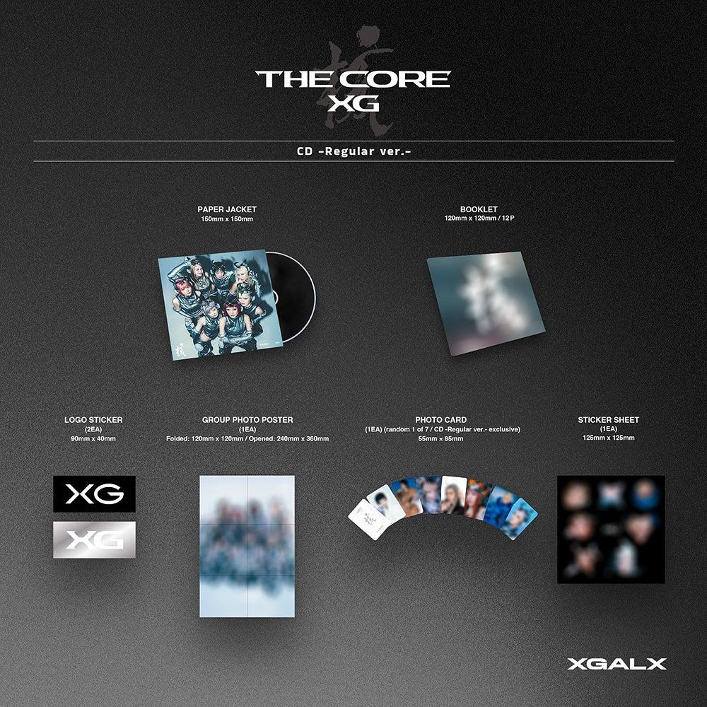 XG 1st Full Album - THE CORE (Kaku) (Regular Ver.)