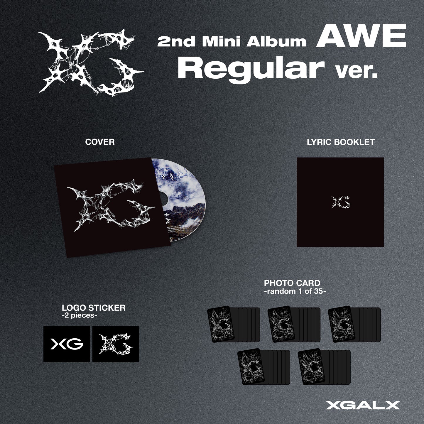 XG 2nd Mini Album - Awe (Regular Ver.)