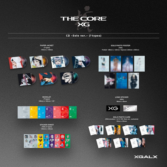 XG 1st Full Album - THE CORE (Kaku) (Solo Ver.) (Random)