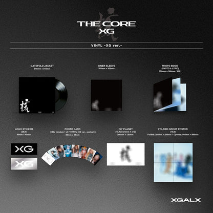 XG 1st Full Album - THE CORE (Kaku) (VINYL Ver.) Limited Edition