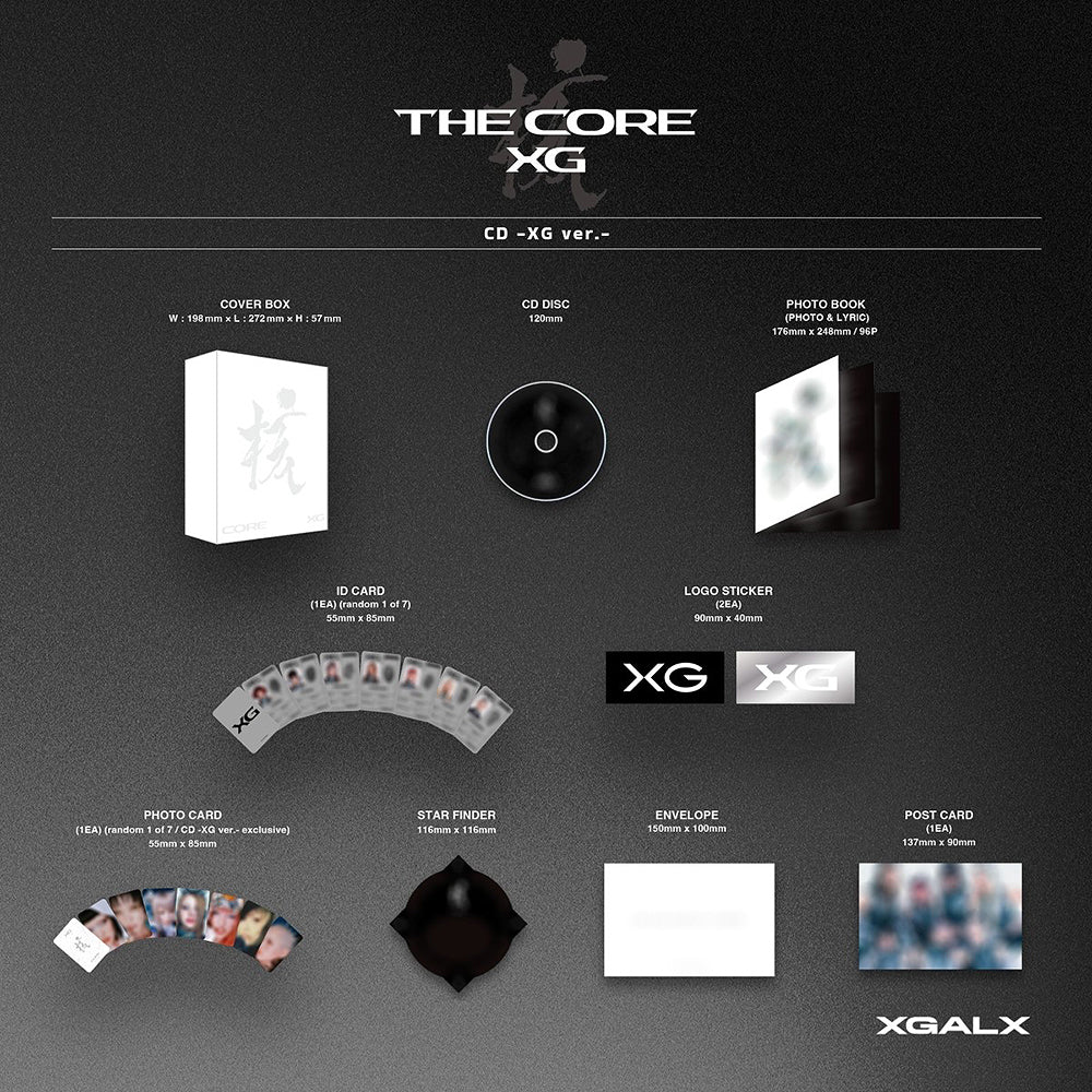 XG 1st Full Album - THE CORE (Kaku) (XG Ver.) Limited Edition