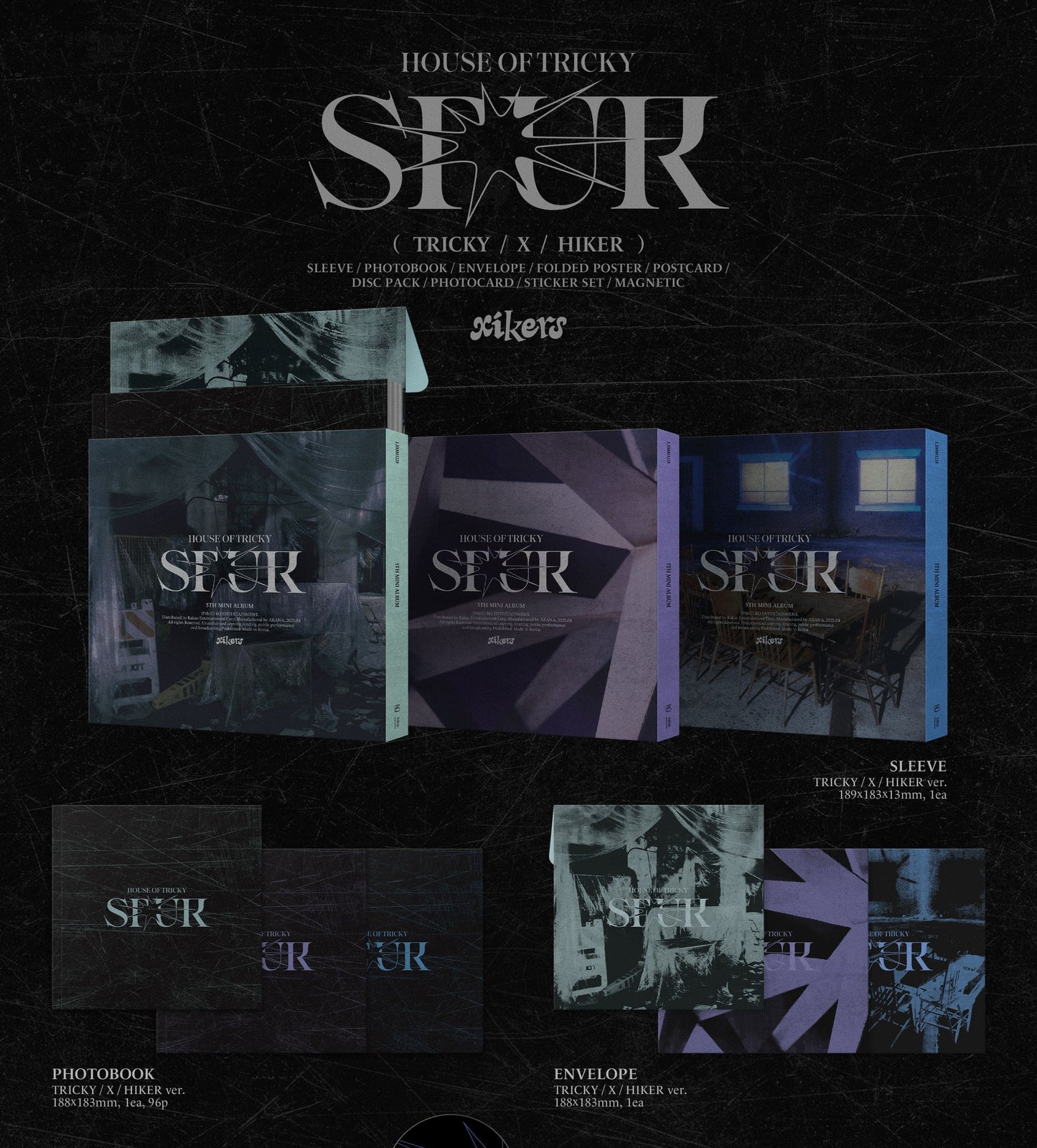 xikers 5th Mini Album – HOUSE OF TRICKY : SPUR