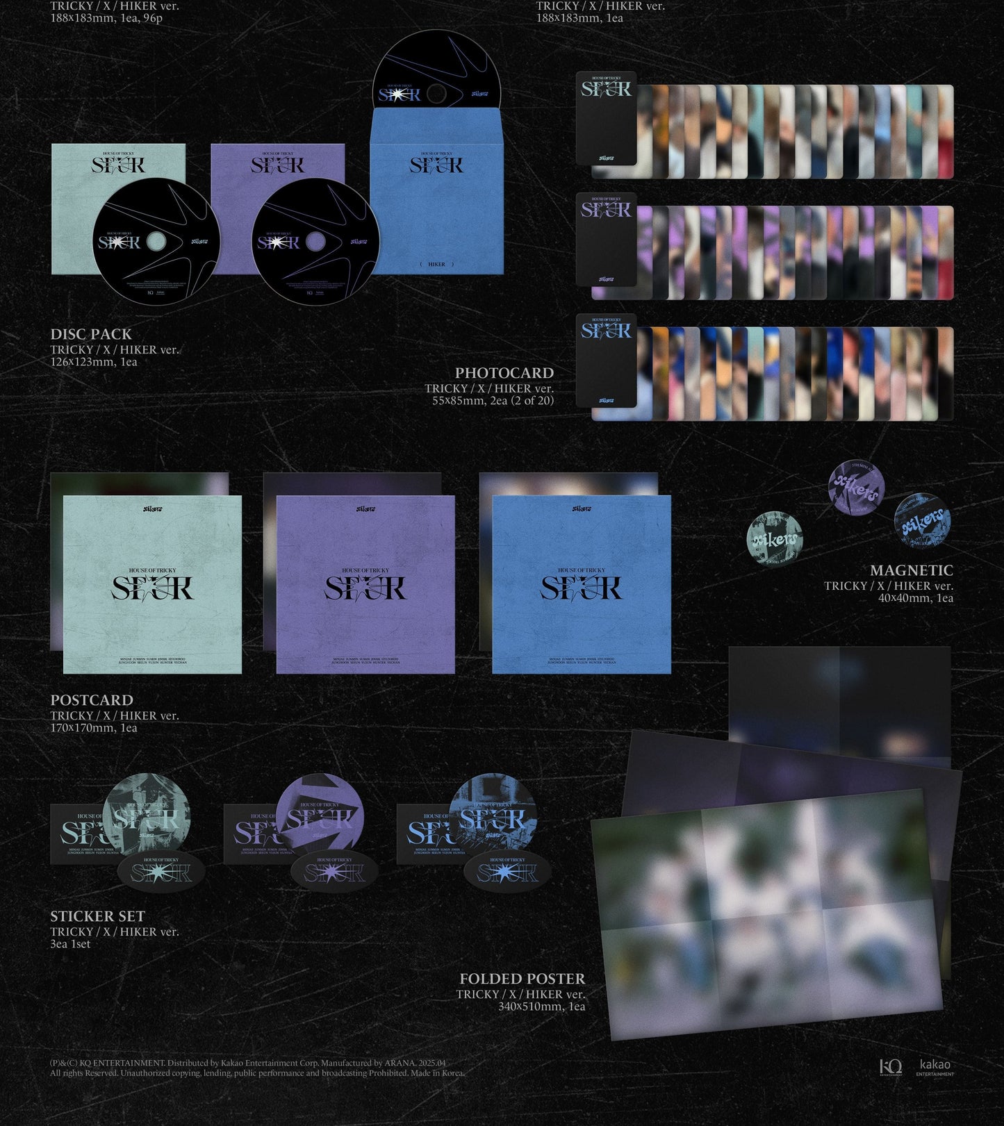 xikers 5th Mini Album – HOUSE OF TRICKY : SPUR