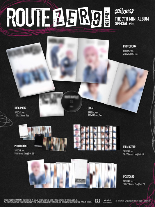 xikers 7th Mini Album - ROUTE ZERO : The ORA (Special Ver.)