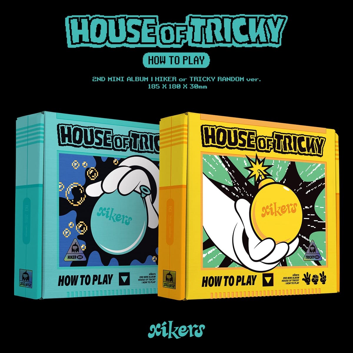 xikers Mini Album Vol. 2 - HOUSE OF TRICKY : HOW TO PLAY (Random)