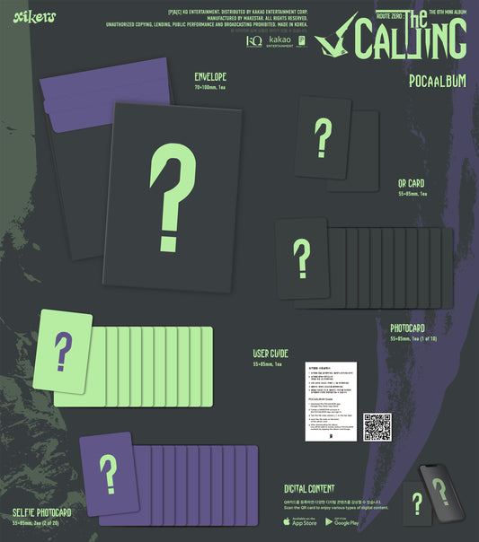 PRE-ORDER: xikers 8th Mini Album - ROUTE ZERO : The CALLING (POCA Album Ver.)