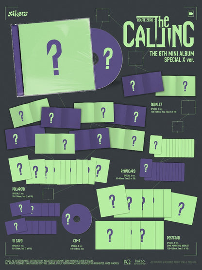 PRE-ORDER: xikers 8th Mini Album - ROUTE ZERO : The CALLING (SPECIAL X ver.)