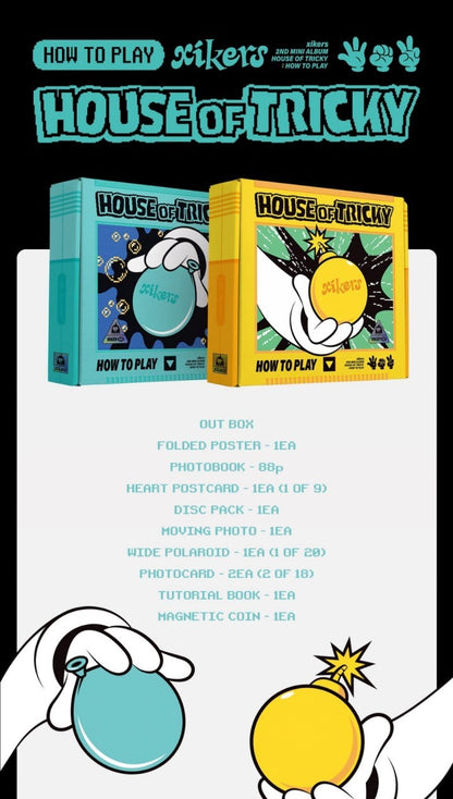 xikers Mini Album Vol. 2 - HOUSE OF TRICKY : HOW TO PLAY (Random)