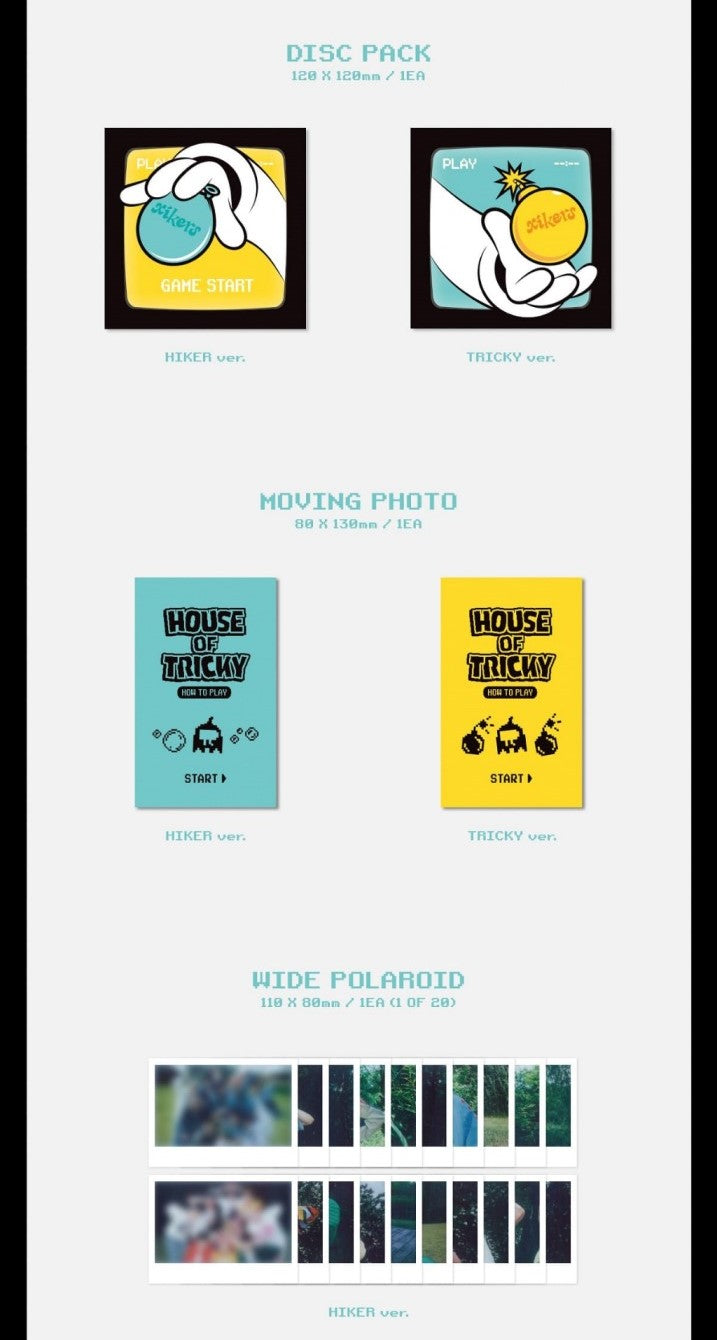 xikers Mini Album Vol. 2 - HOUSE OF TRICKY : HOW TO PLAY (Random)