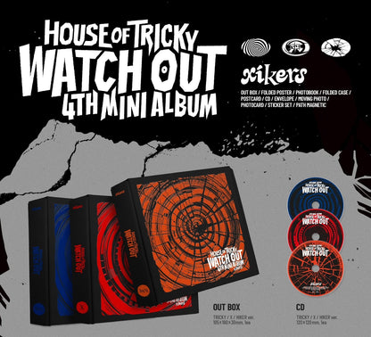 xikers 4TH MINI ALBUM – HOUSE OF TRICKY : WATCH OUT (Random)