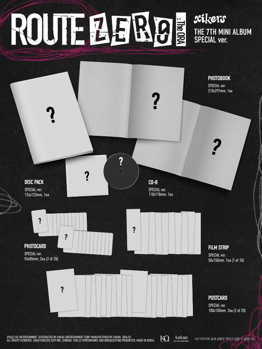 PRE-ORDER: xikers 7th Mini Album - ROUTE ZERO : The ORA (Special Ver.)