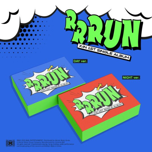 PRE-ORDER: X:IN 1st Single Album - RRRUN (Random)