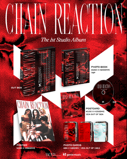 PRE-ORDER: X:IN 1st Full Album - Chain Reaction (CD Ver.)