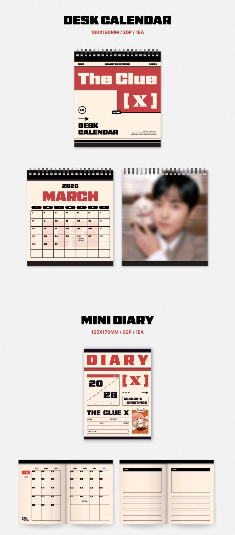 XIUMIN 2026 SEASON’S GREETINGS - The Clue [X]