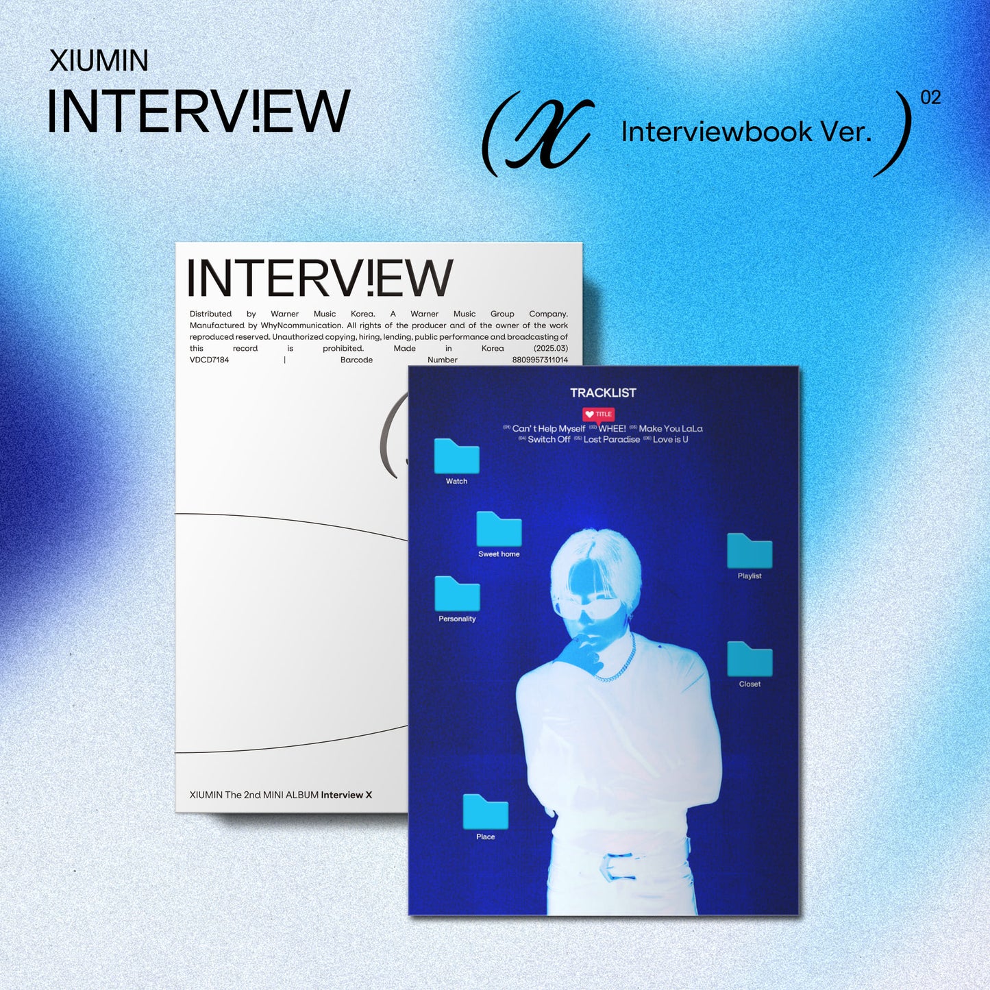 XIUMIN (EXO) The 2nd Mini Album – Interview X (Interviewbook Ver.)