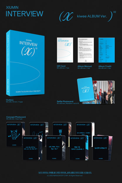 XIUMIN (EXO) The 2nd Mini Album – Interview X (kiwee Album Ver.) (Platform Album)