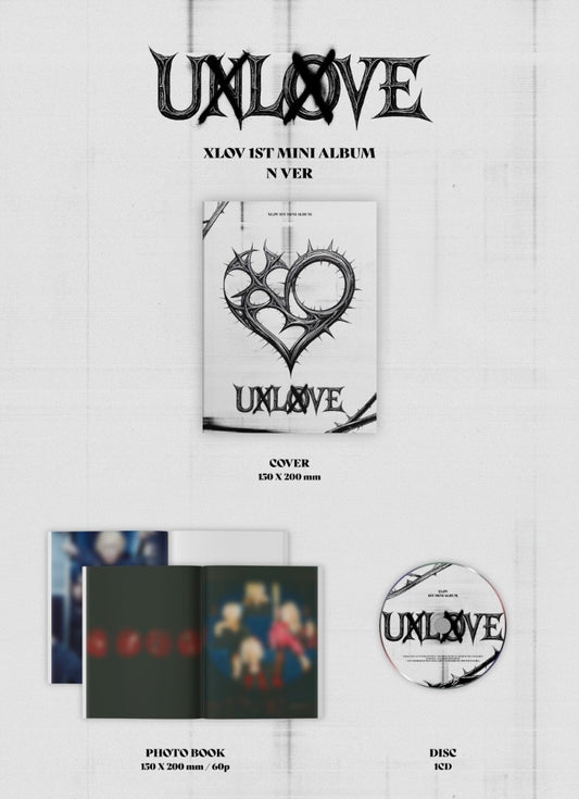 XLOV 1st Mini Album - UXLXVE (Random)