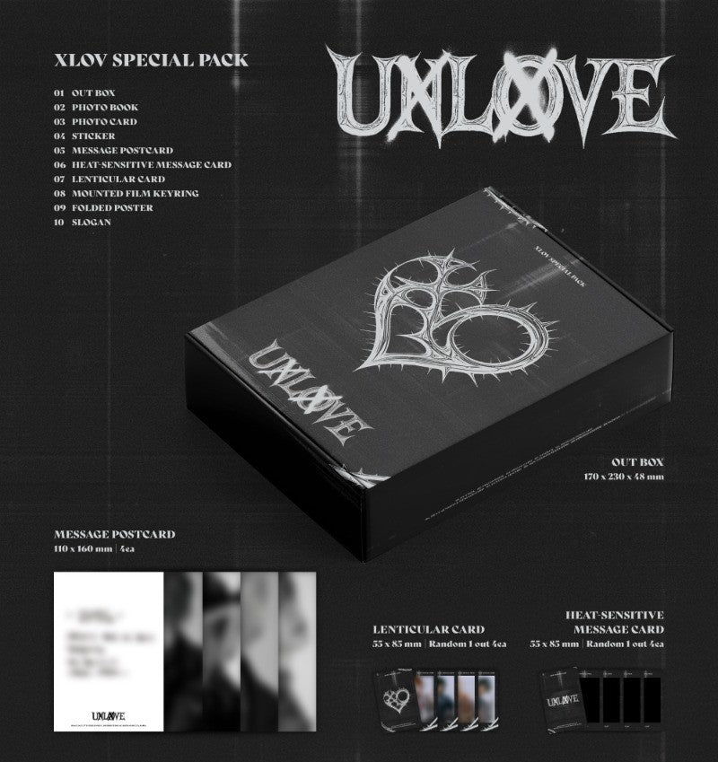 XLOV 1st Mini Album - UXLXVE (SPECIAL PACK) – K-Pop Stop NZ