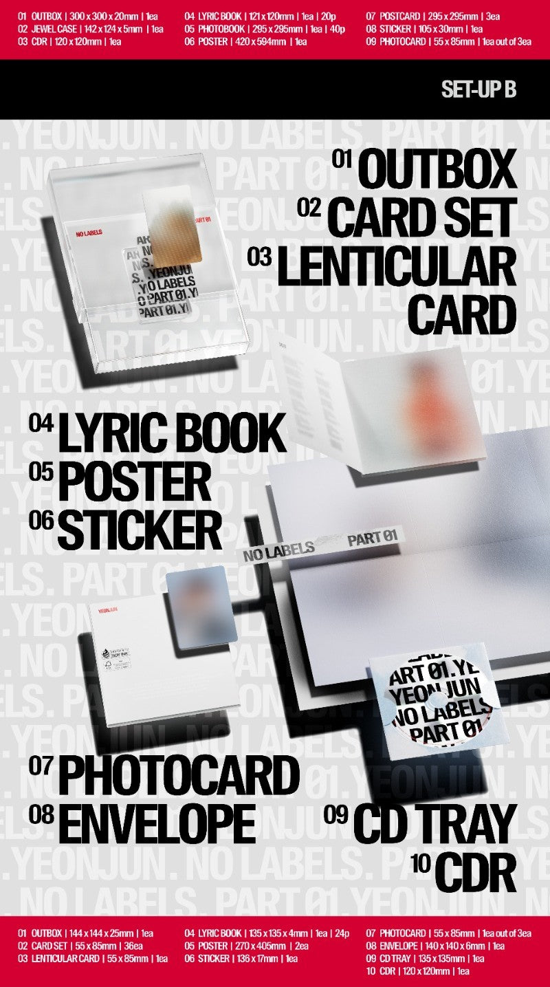 YEONJUN (TXT) 1st Mini Album - NO LABELS: PART 01 (Random)(TXT)