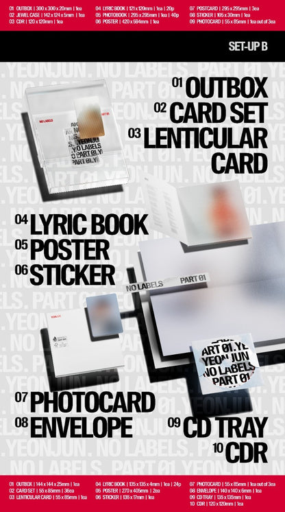 YEONJUN (TXT) 1st Mini Album - NO LABELS: PART 01 (Random)(TXT)