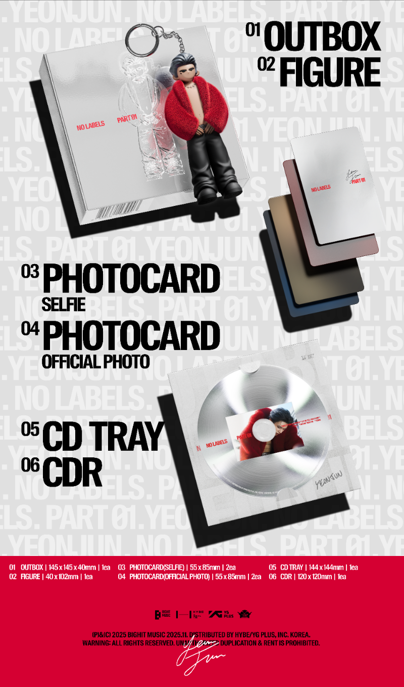 YEONJUN (TXT) 1st Mini Album - NO LABELS: PART 01 (Figure Ver.)