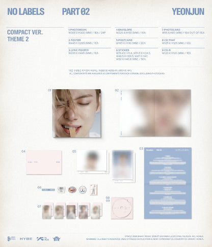 YEONJUN 2nd Mini Album - NO LABELS: PART 02 (Compact Ver.) (Random)