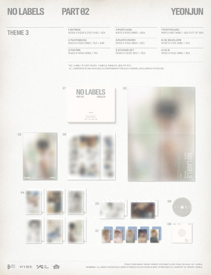 YEONJUN 2nd Mini Album - NO LABELS: PART 02 (Random)