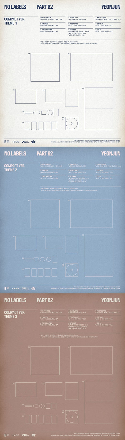 PRE-ORDER: YEONJUN 2nd Mini Album - NO LABELS: PART 02 (Compact Ver.) (Random)