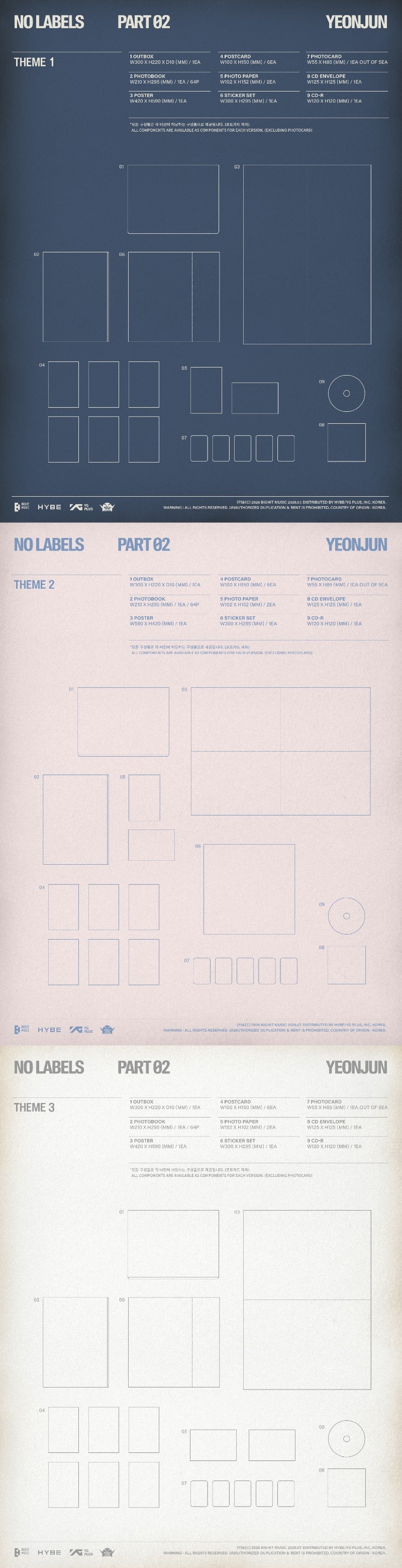 PRE-ORDER: YEONJUN 2nd Mini Album - NO LABELS: PART 02 (Random)