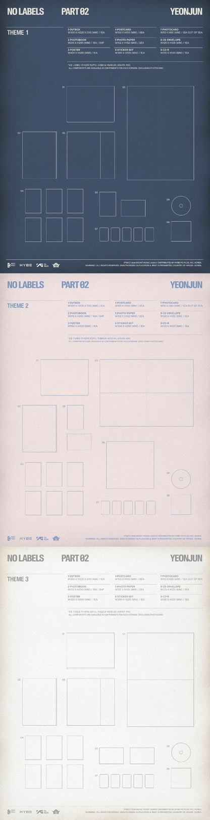 PRE-ORDER: YEONJUN 2nd Mini Album - NO LABELS: PART 02 (Random)