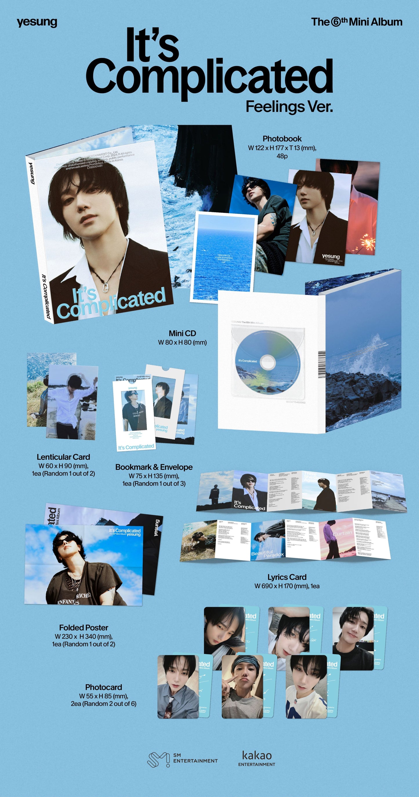 YESUNG The 6th Mini Album – It’s Complicated (Feelings Ver.)