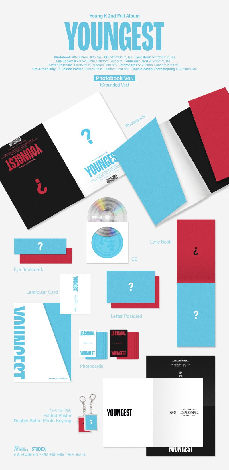 PRE-ORDER: Young K (Day6) 2nd Full Album - YOUNGEST (Photobook Ver.)