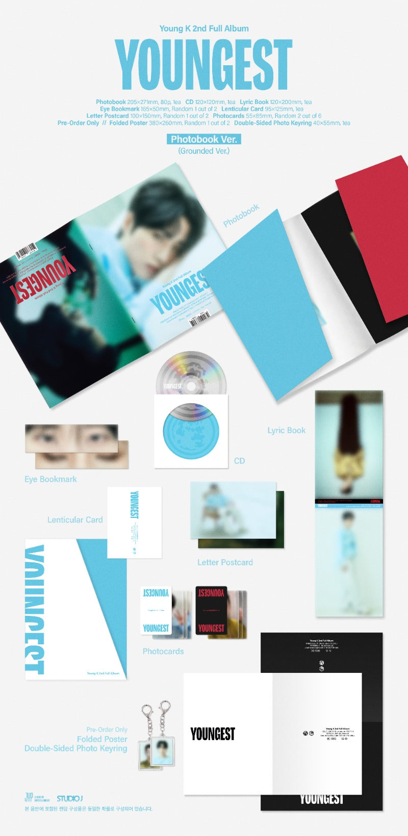 Young K (Day6) 2nd Full Album - YOUNGEST (Photobook Ver.)