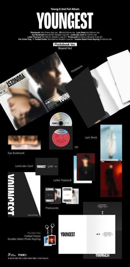 Young K (Day6) 2nd Full Album - YOUNGEST (Photobook Ver.)