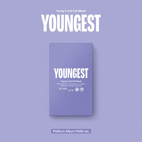 PRE-ORDER: Young K (Day6) 2nd Full Album - YOUNGEST (Platform Album FANS Ver.)